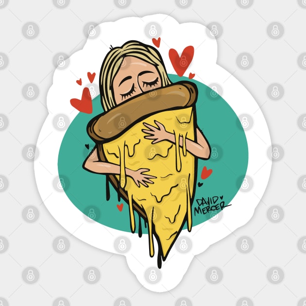 PIZZA LOVER Sticker by DavesNotHome